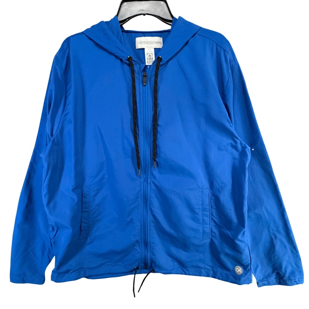 Outerknown‎ Evolution Active Full Zip Hoodie Jacket XL Recycled Nylon Fair Trade